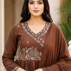 Angrakha Design Pure Cotton Frock